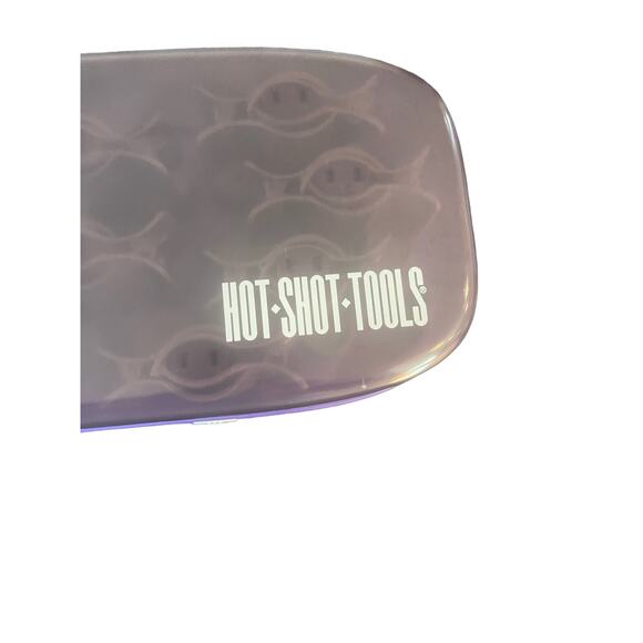 Flocked Hot Hair Rollers Clips 20 Hot Shot Tools Helen Hairsetter Curler R1 - Picture 3 of 4